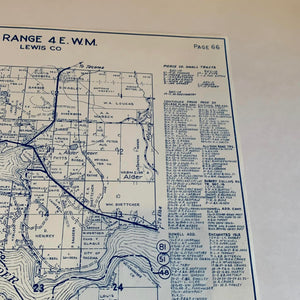 Local Map, Pierce County, Lake Alder, 66