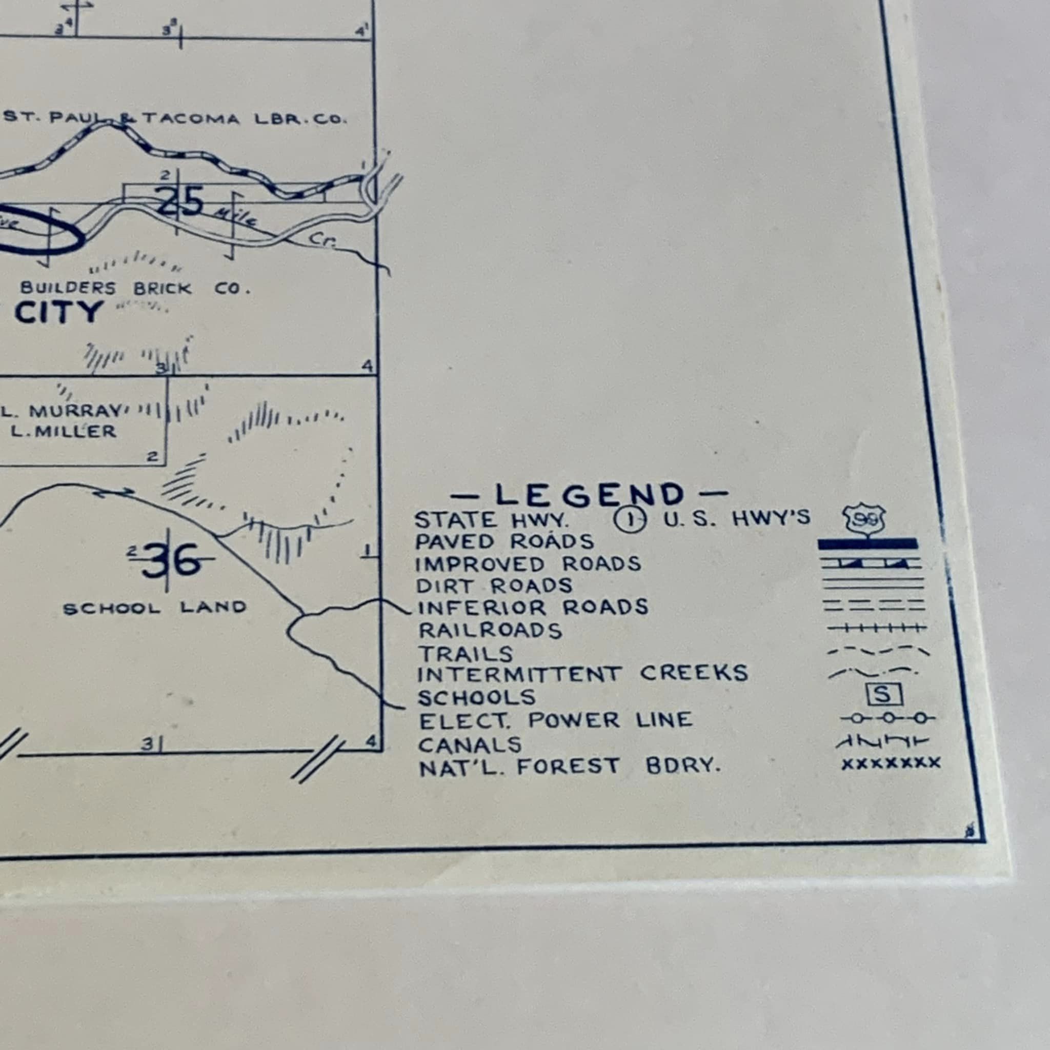 Local Find, Pierce County Map, Clear Lake, 68