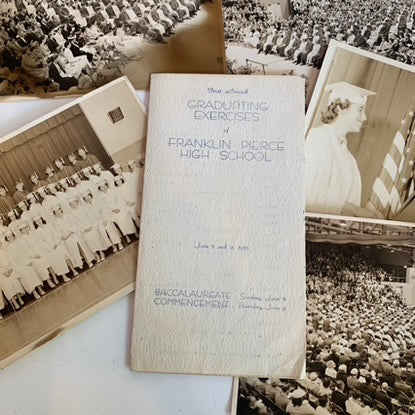 Local Find, Vintage Franklin Pierce Graduation Photos