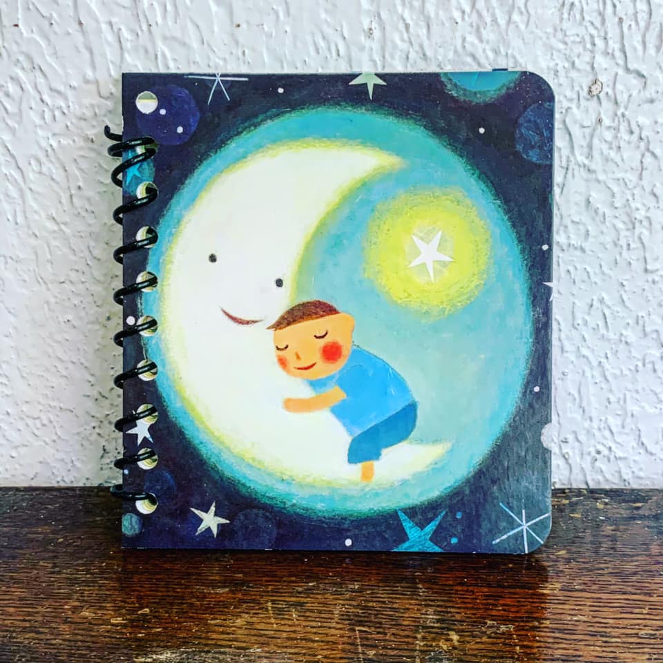 Mini Notebook, Boy and the Moon