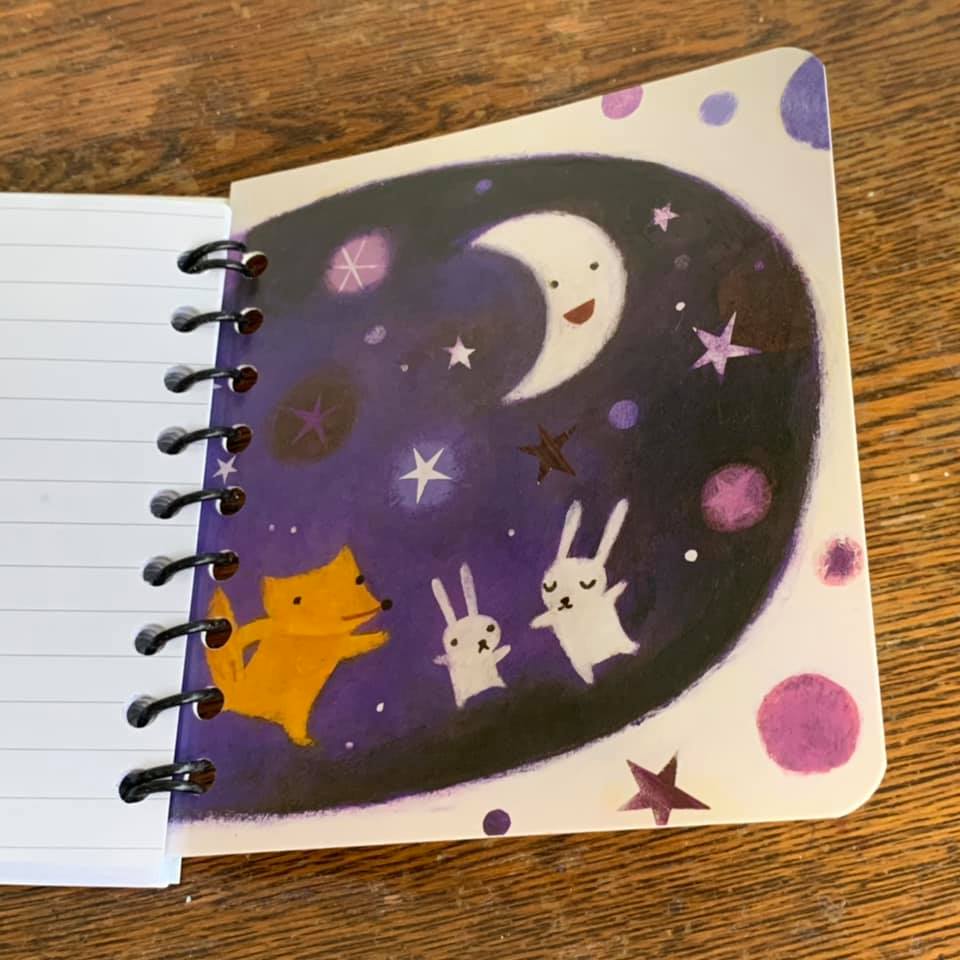 Mini Notebook, Fairy on the Moon