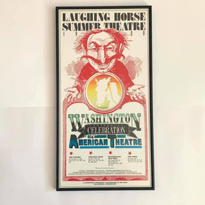 Vintage Central Washington Framed Theatre Poster