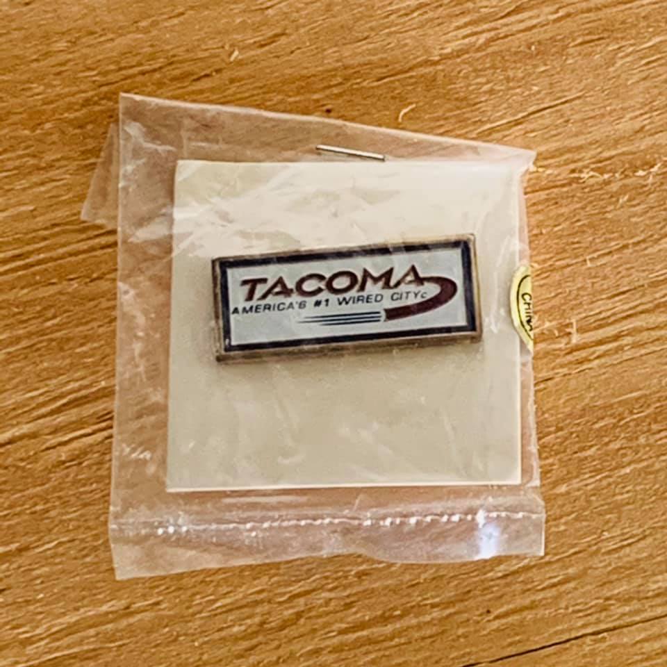 Local Find, Vintage Tacoma Wired City Pin
