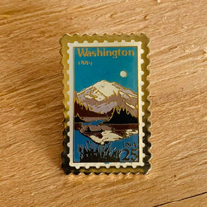 Local Find, Washington Postage Stamp Enamel Pin