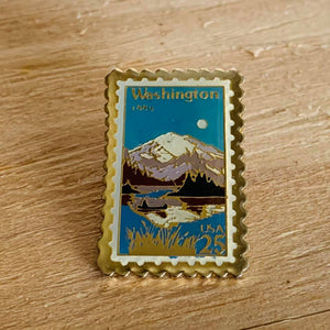 Local Find, Washington Postage Stamp Enamel Pin