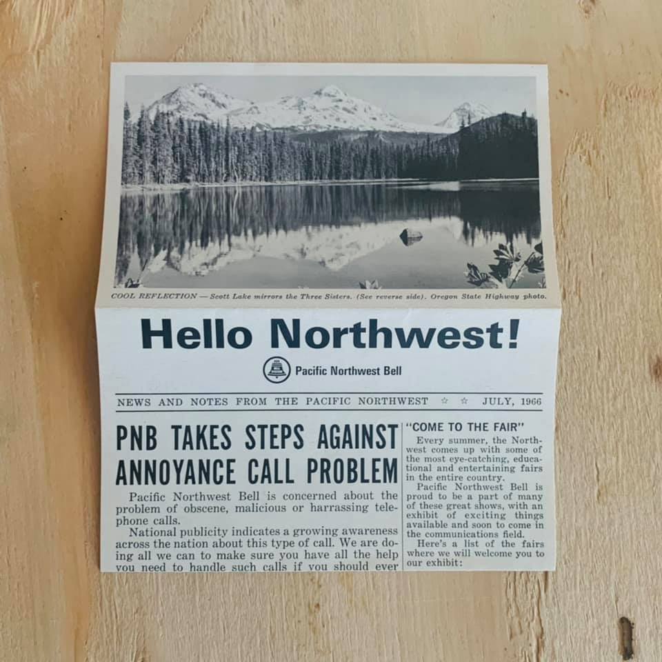 Local Find, Hello Northwest! Pacific Northwest Bell