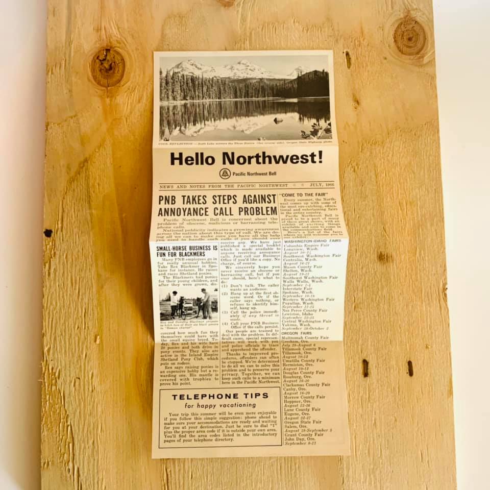 Local Find, Hello Northwest! Pacific Northwest Bell