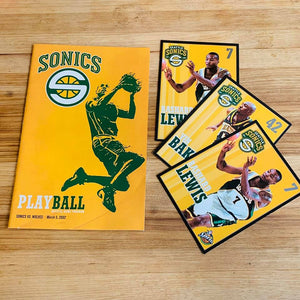 Local Find, Sonics Play Ball 2002 Souvenir