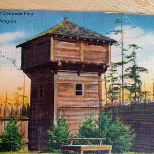 Local Find, Fort Nisqually Point Defiance Park Postcard