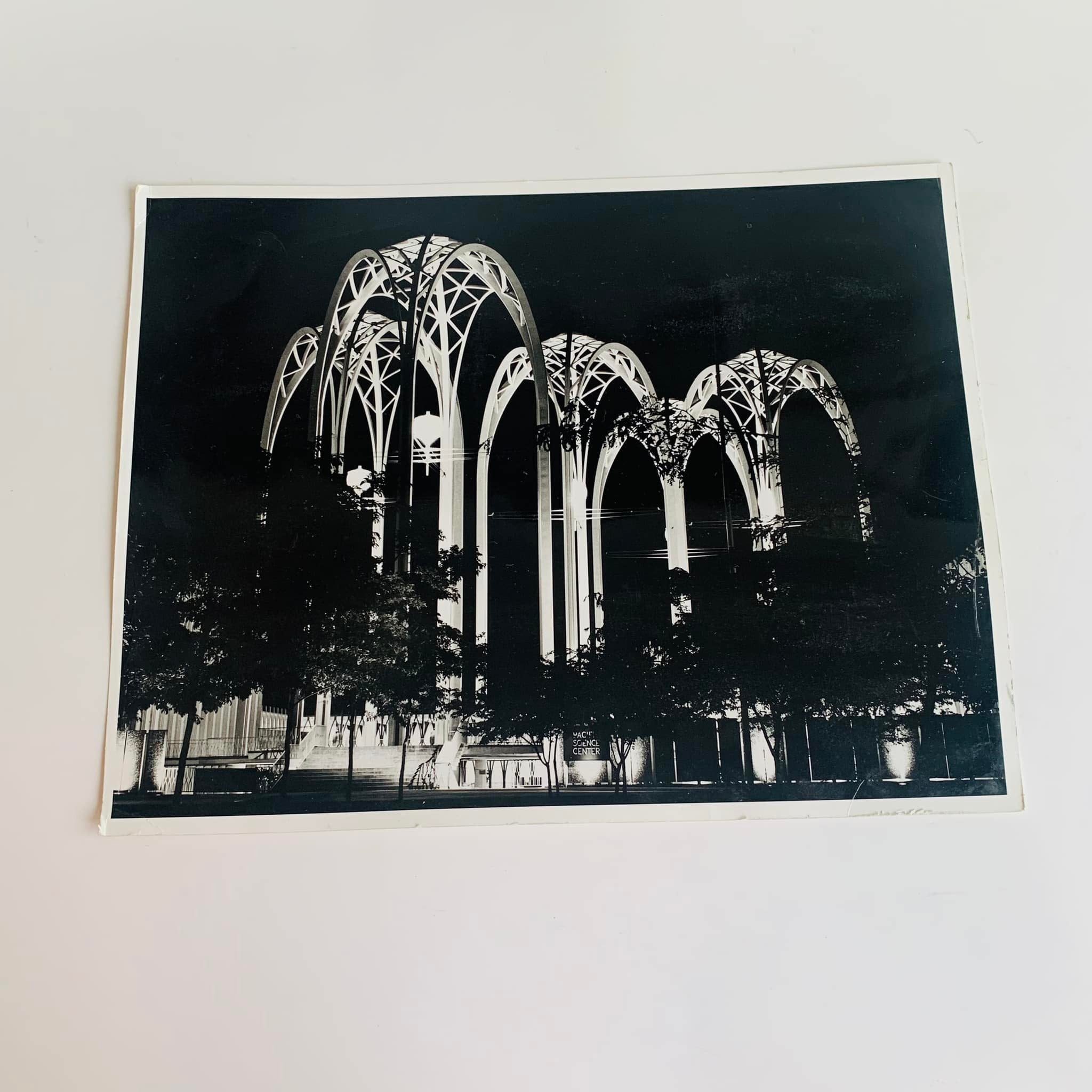 Local Find, Black and White Photograph Pacific Science Center