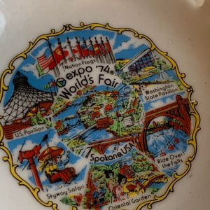 Local Find, Spokane World's Fair, Expo, Souvenir Plate