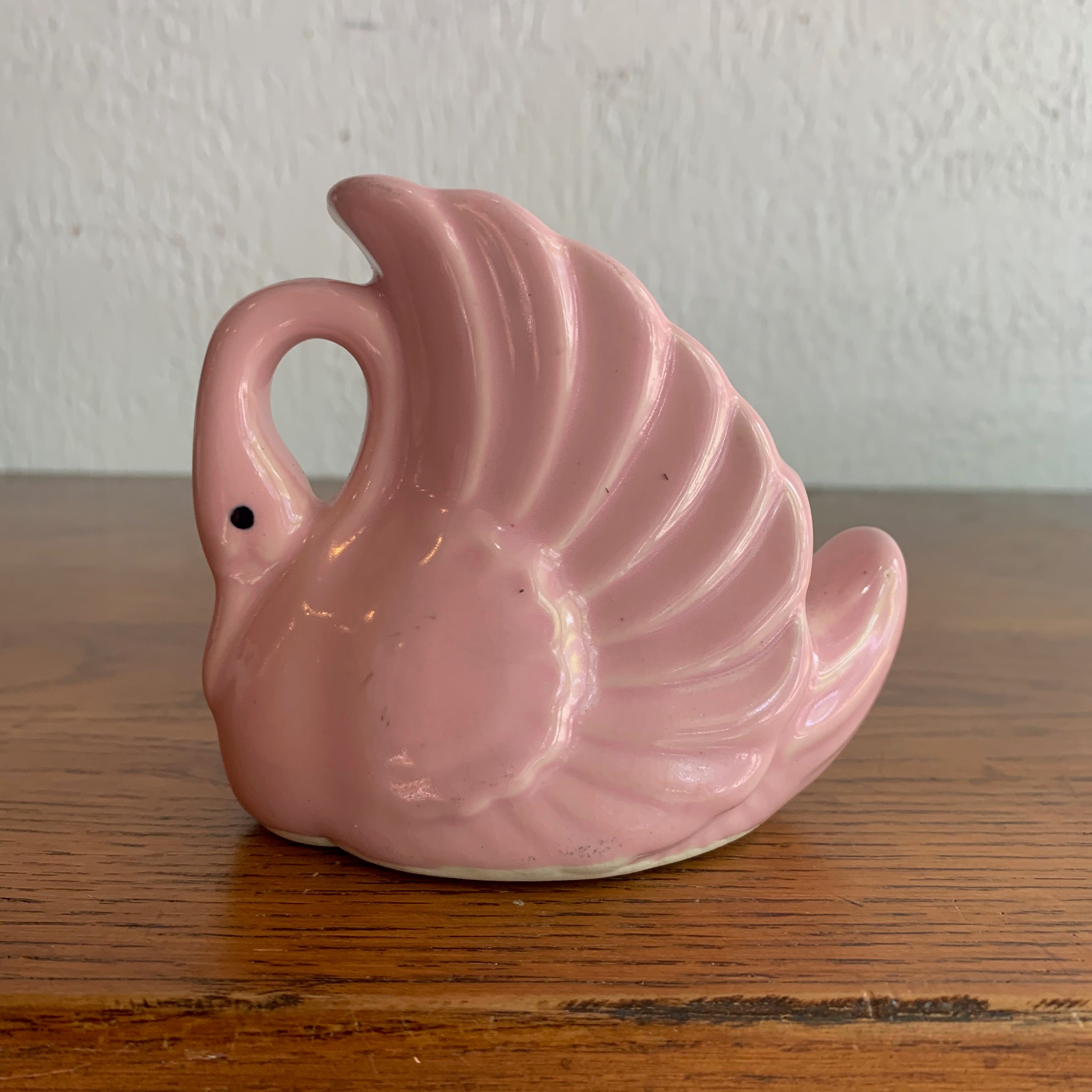 Vintage Find, Pottery Swan Planter