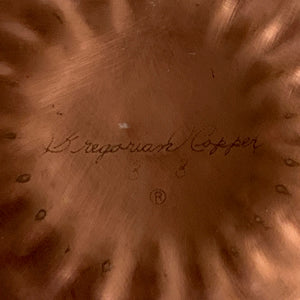 Vintage Find, Gregorian Copper Bowl