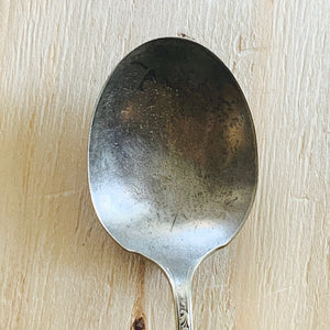 Vintage Find, Silver Metal Serving Spoon