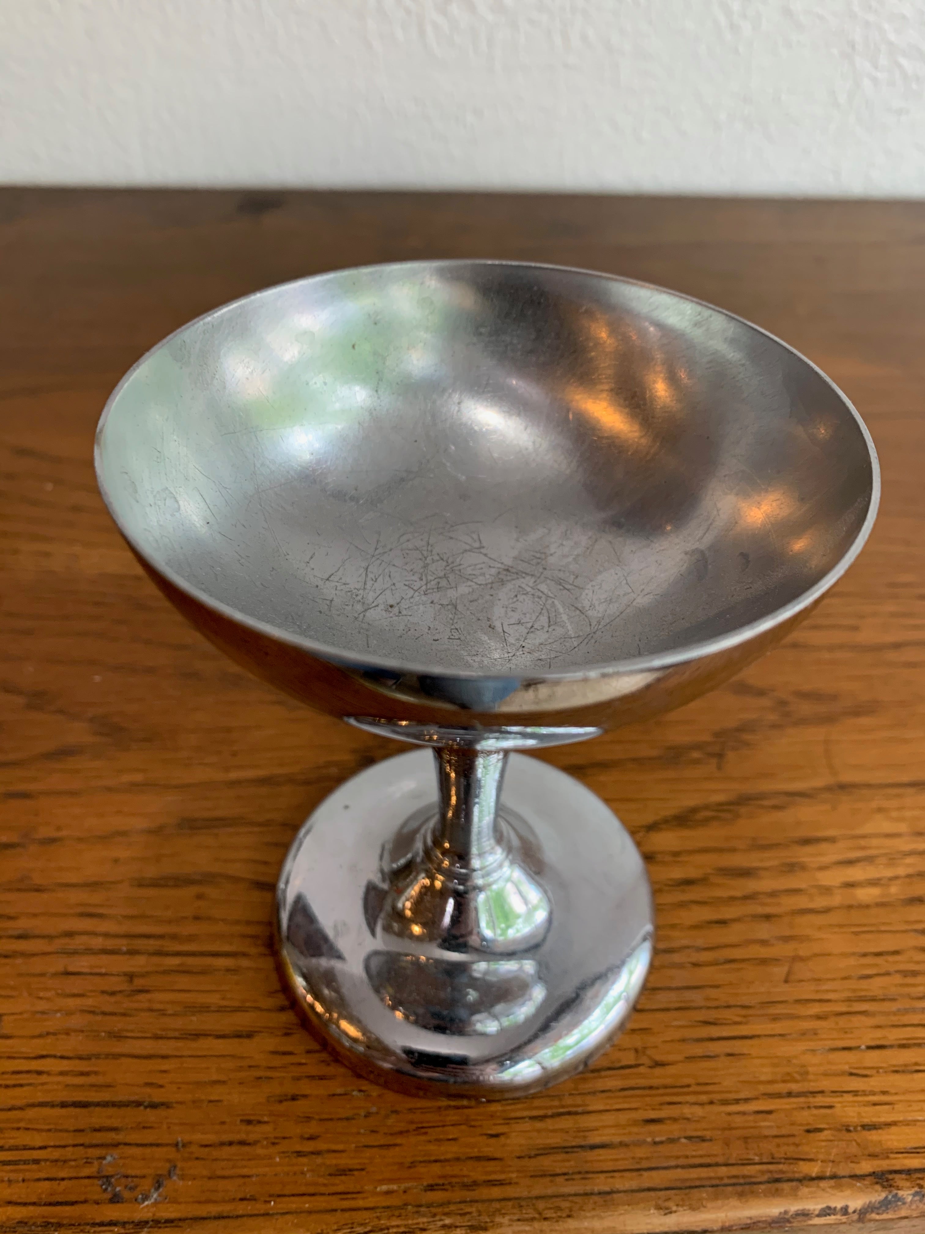 Vintage Find, Metal Champagne Glass