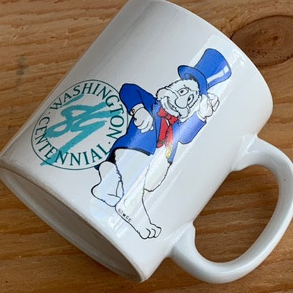 Local Find, Vintage Washington Centennial 1989 Coffee Mug